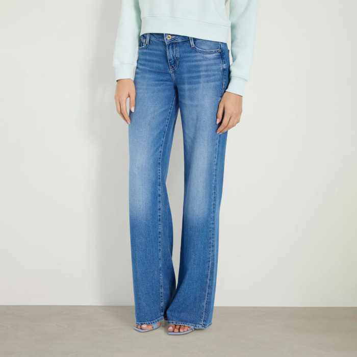 Jeans - coupe large - bleu denim