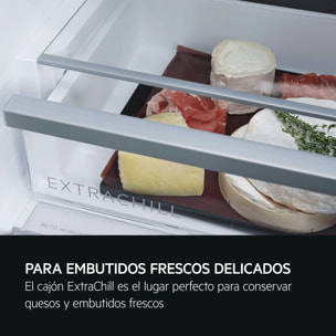 AEG Frigorífico combi de libre instalación Serie 6000 Gris de 201 cm ORC6N361ES | Reacondicionado
