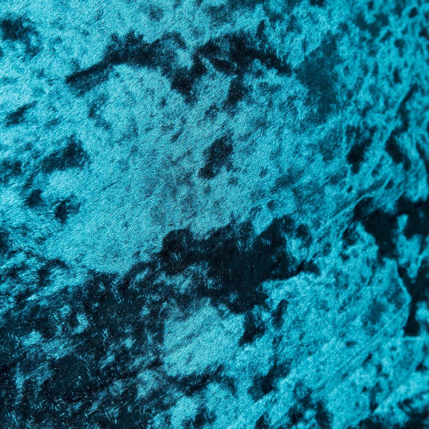 Coussin à franges Cannes 55x55cm bleu pétrole Kare Design