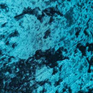Coussin à franges Cannes 55x55cm bleu pétrole Kare Design