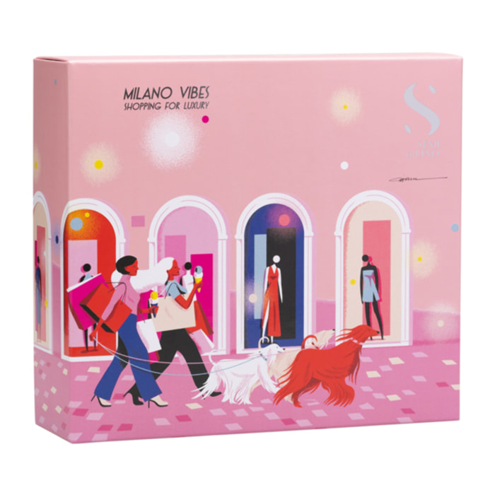 ALFAPARF MILANO Set Holiday Semi Di Lino Moisture Shampoo 250ml + Mask 200ml + Oil 15ml