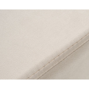 Isaure - fauteuil en velours - Beige