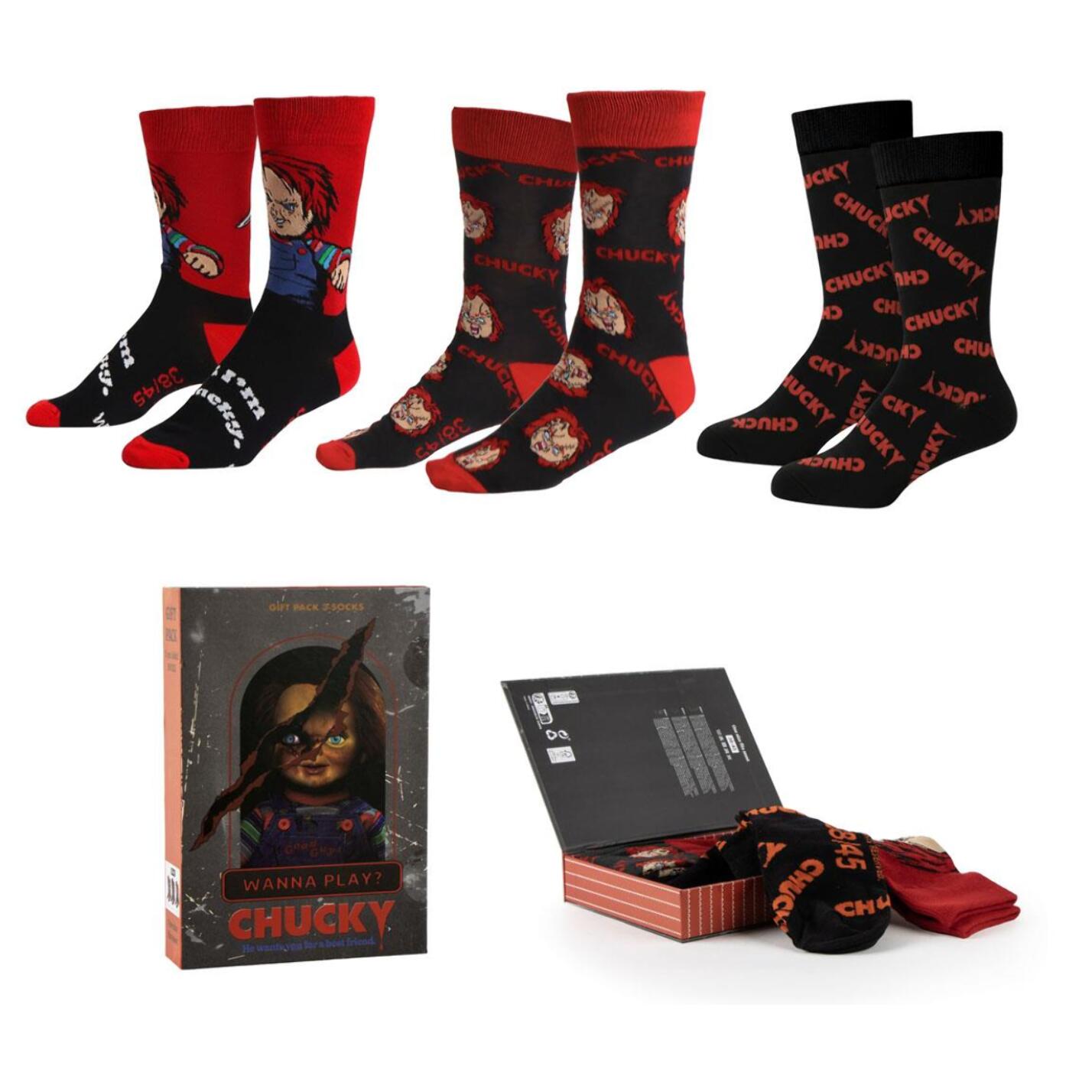 Set 3 Calcetines Chucky - Multicolor - Talla 38-45