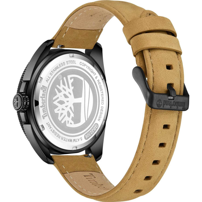 Reloj Timberland TDWGB2230601 Hombre Analogico Cuarzo con Correa de Cuero