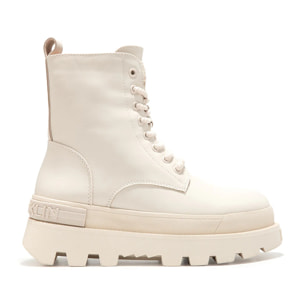 Botas Militares Corte Bajo All Track Full Beige D.Franklin