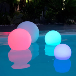 Boule lumineuse sans fil flottante LED BOBBY D50CM