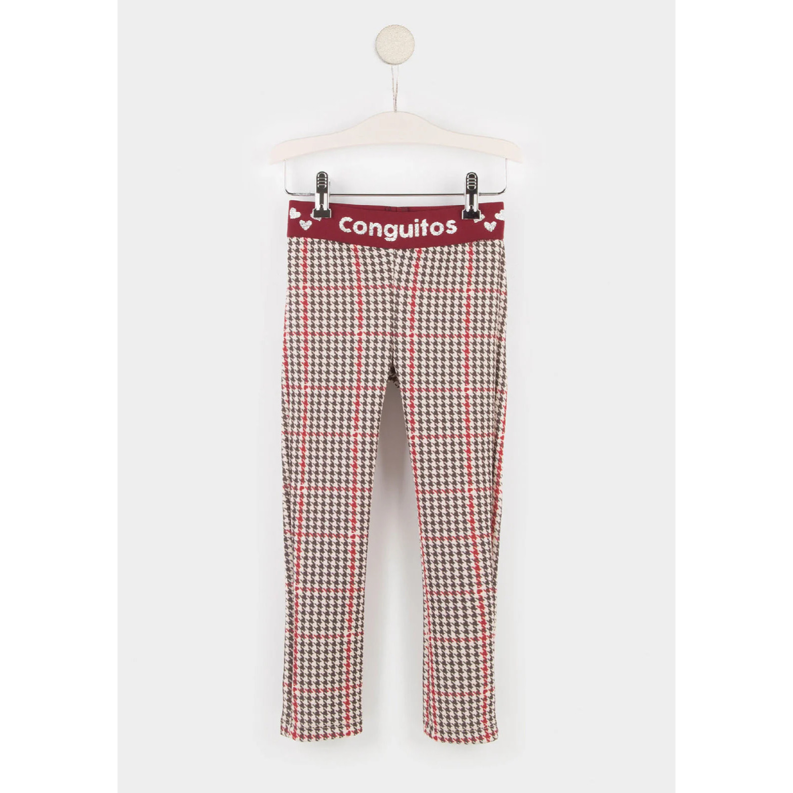 Leggings in neoprene pied de poule per ragazze