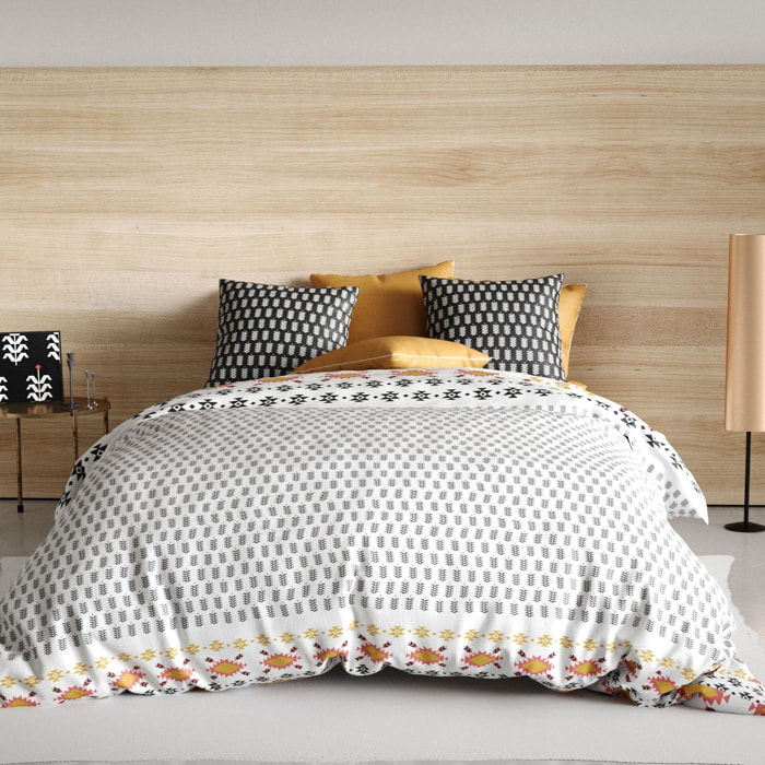 Parure de couette 3pcs en coton Loya