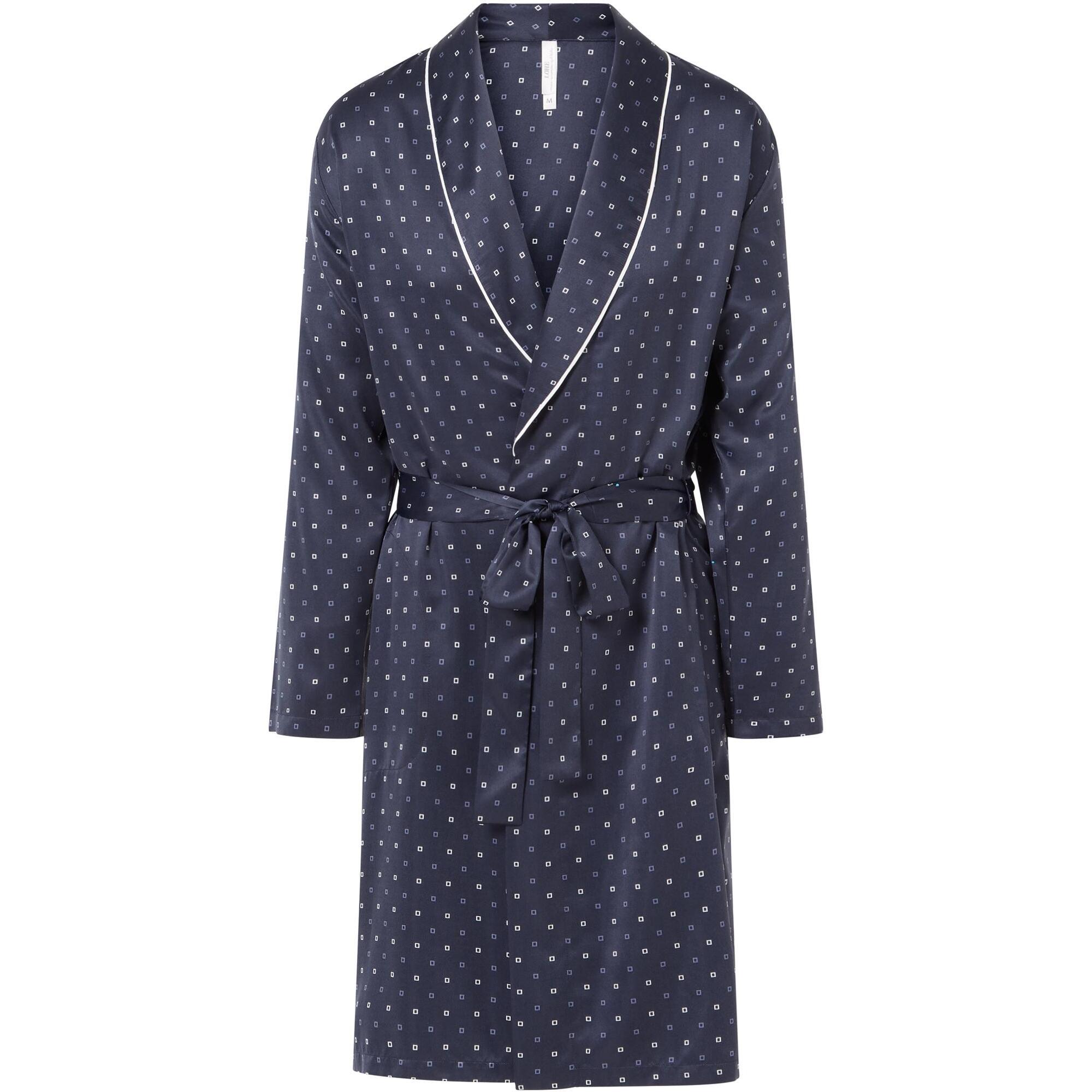 Bata corta cruzada azul marino