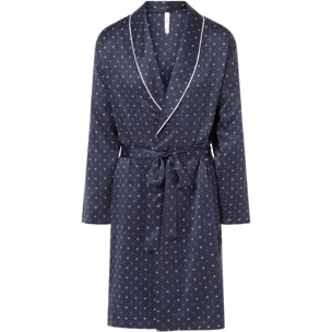 Bata corta cruzada azul marino