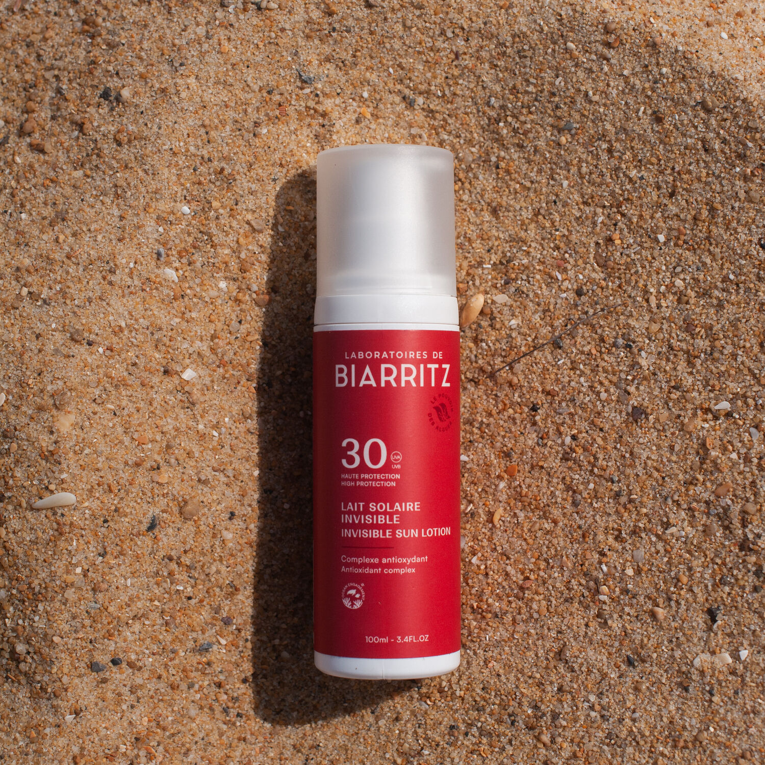 Solaire SPF30 - Lait Solaire Invisible Bio Complexe Antioxydant 100ml