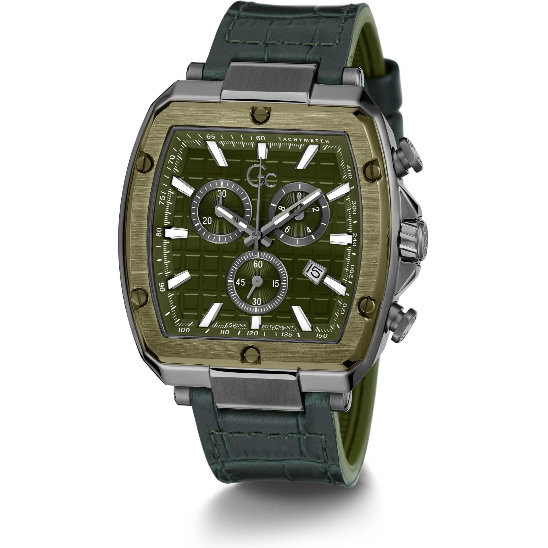 Gc Quartz Chronograph Gc Spirit Tonneau