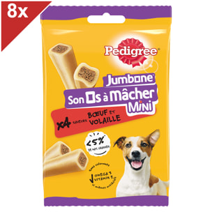 PEDIGREE Os à Mâcher Jumbone Récompenses pour petit chien (8x160g)