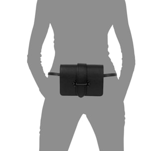 Camelia Bolso bandolera Mujer.Piel auténtica Dollaro