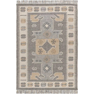 CHANDIA Alfombra kilim algodón reciclado multicolor, varias medidas disponibles