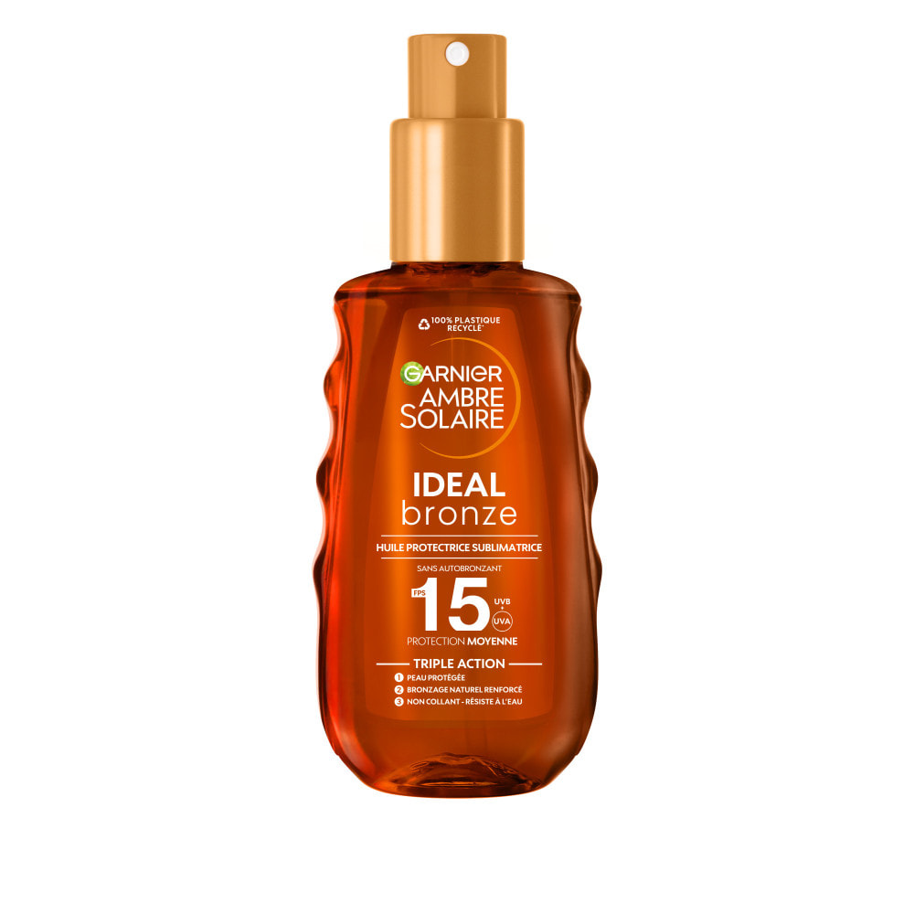 Garnier Ambre Solaire Ideal Bronze Huile Protectrice FPS15 150mL