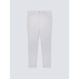 Fiorella Rubino - Pantaloni skinny in tessuto power stretch - Grigio