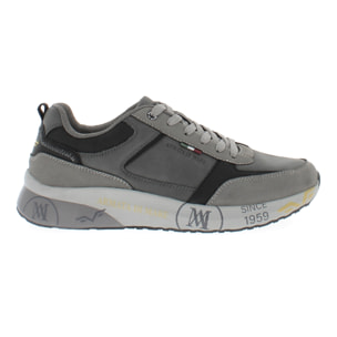 Armata di Mare Scarpe Uomo Sneakers Casual Stringate con Soletta Rimovibile in Memory Foam AMU W24N626 Grey