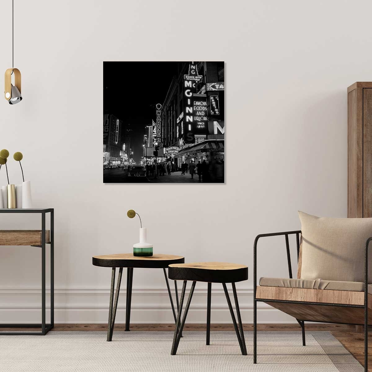 Photo ancienne New York - Broadway Tableau plexiglas