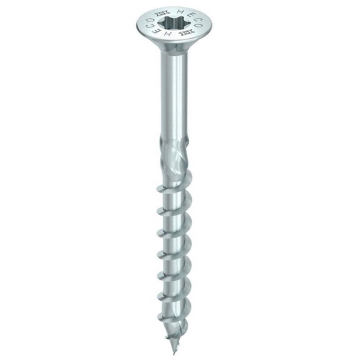 Vis HECO-Topix-Plus - Ø4,5x45mm - Tête Fraisée à poches de fraisage - Filetage Partiel - T20 - Boite de 500 - 60708