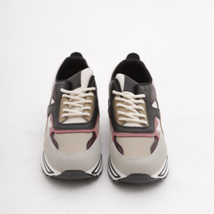 SNEAKERS CHOCOLA' COLOUR BLOCK PANNA