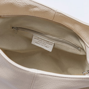 Ascoli bolso de hombro piel auténtica dollaro