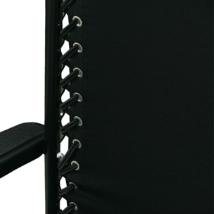 Juego de 2 sillas-tumbona gravedad 0, patas 25 mm 90*65*110cm