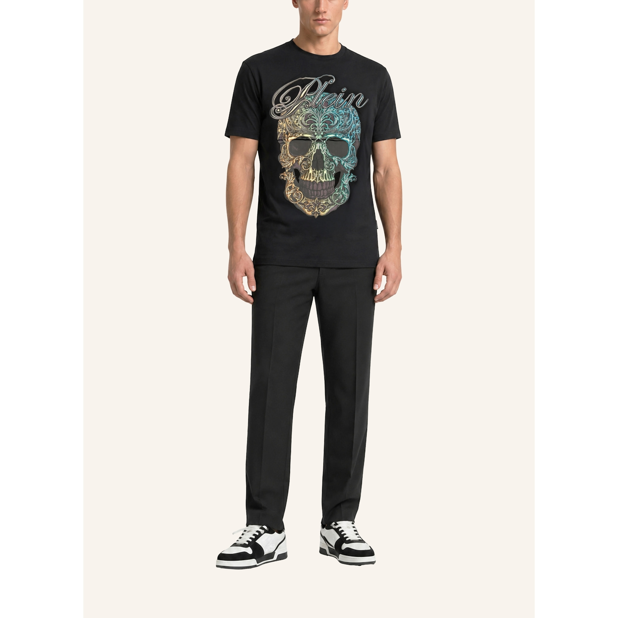 PHILIPP PLEIN T-shirt girocollo a maniche corte SKULL