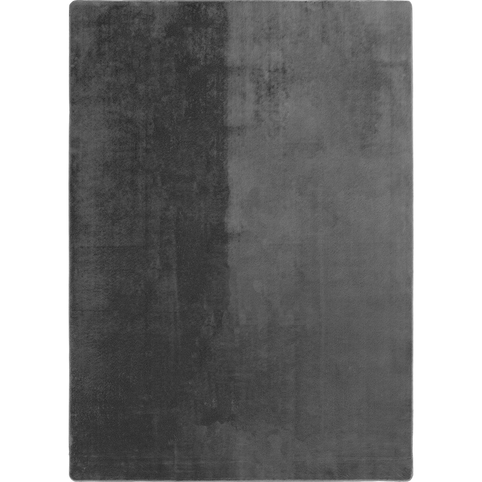 ALBA - Tapis doux gris à poils courts
