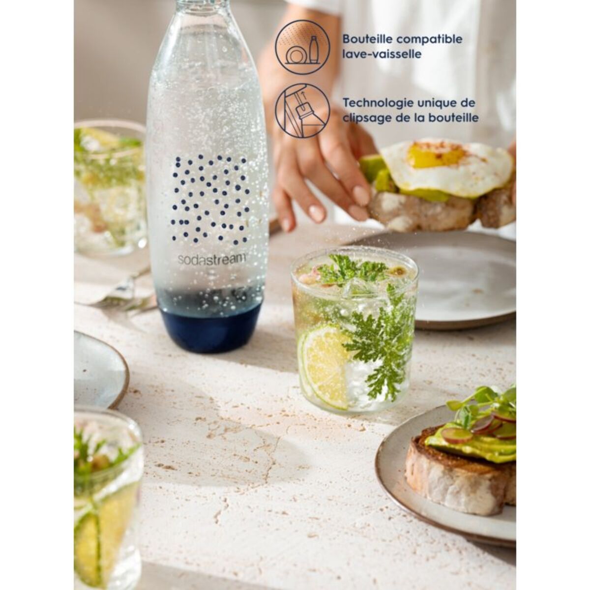 Bouteille SODASTREAM 1L lave-vaisselle Fuse édition limitée