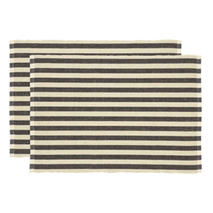 Set de 2 set de table Statement Stripe 33x48cm