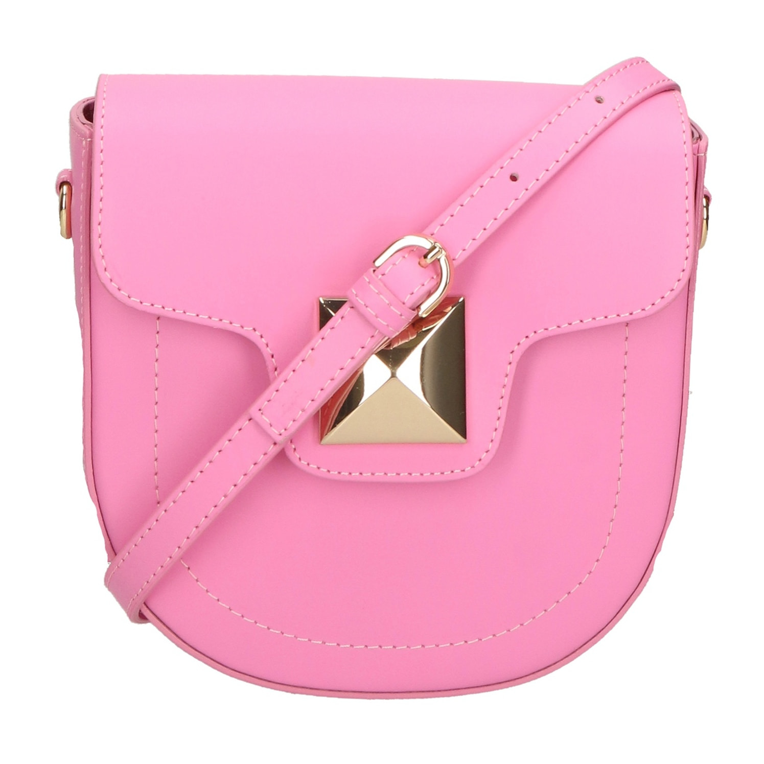 Borsa a tracolla da donna - Modello Calista - Vera pelle - 19.0 x 20.0 x 7.0 cm