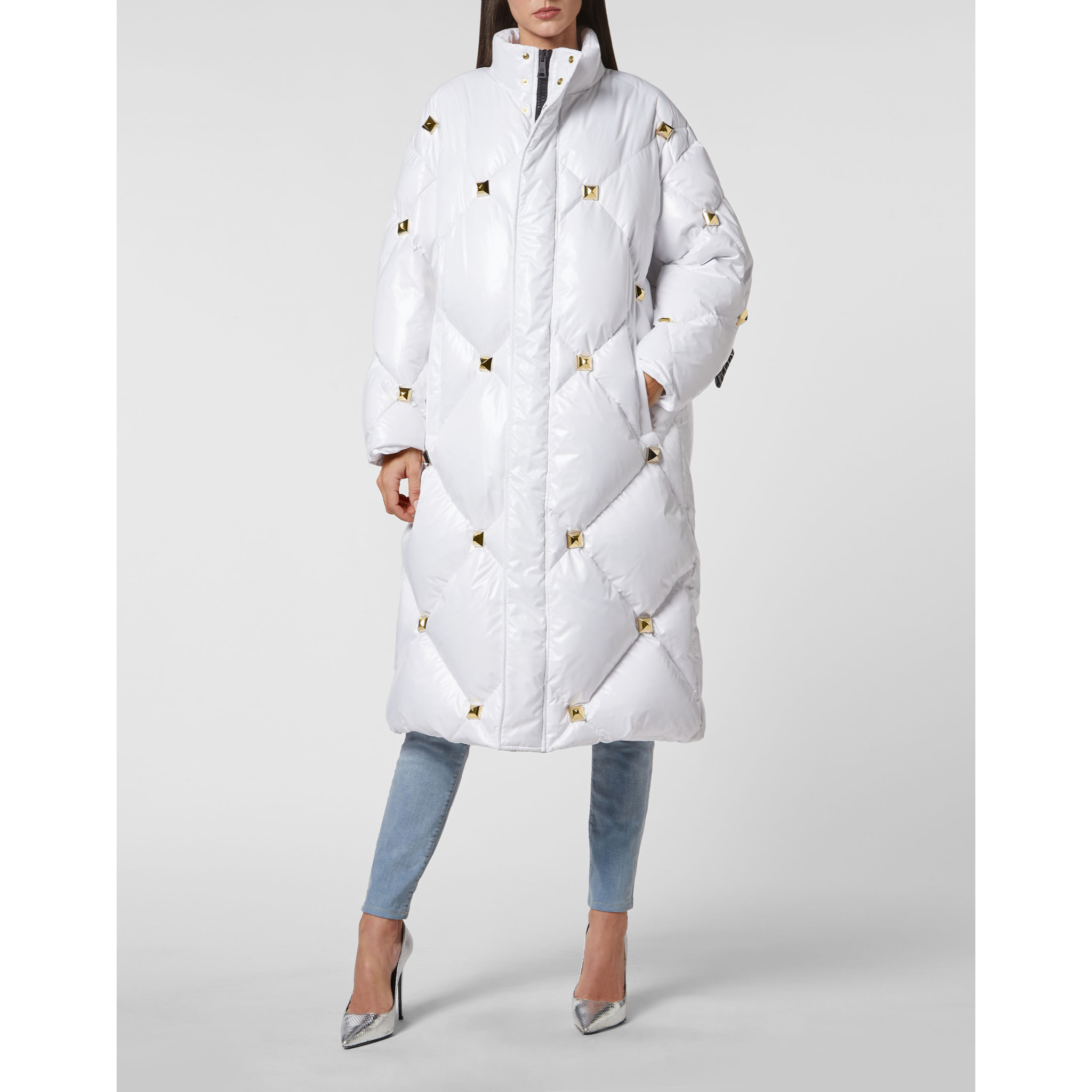 PHILIPP PLEIN Long Down Jacket