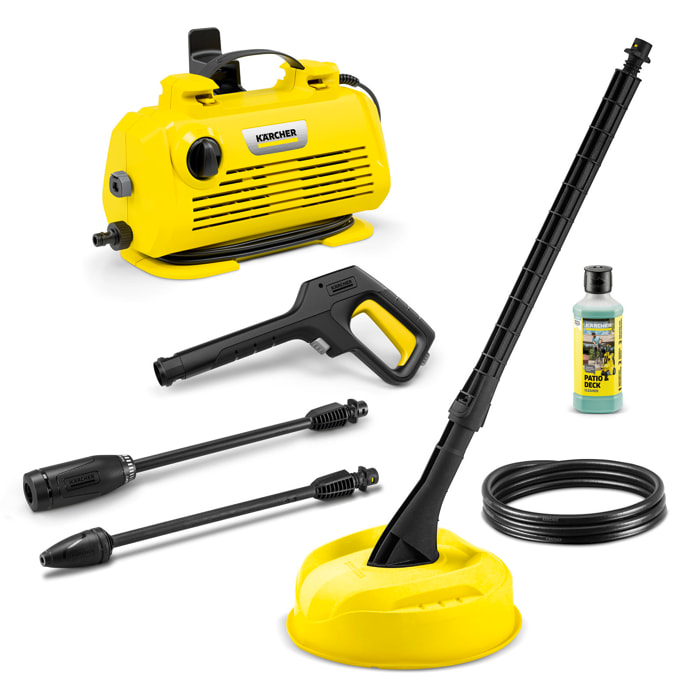 Nettoyeur haute pression Karcher K 2 premium horizontal VPS - Pression 110 bar- Débit 360 l/h- Position horizontale stable