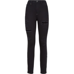 PHILIPP PLEIN Miss High Waist Jegging Stripes