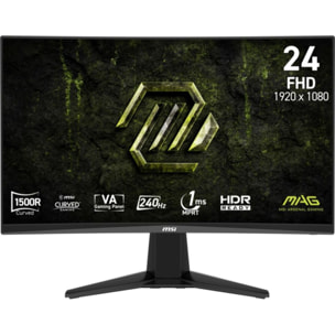 Ecran PC Gamer MSI MAG 245C 24" VA Full HD 240 Hz HDR 2x HDMI 2.1
