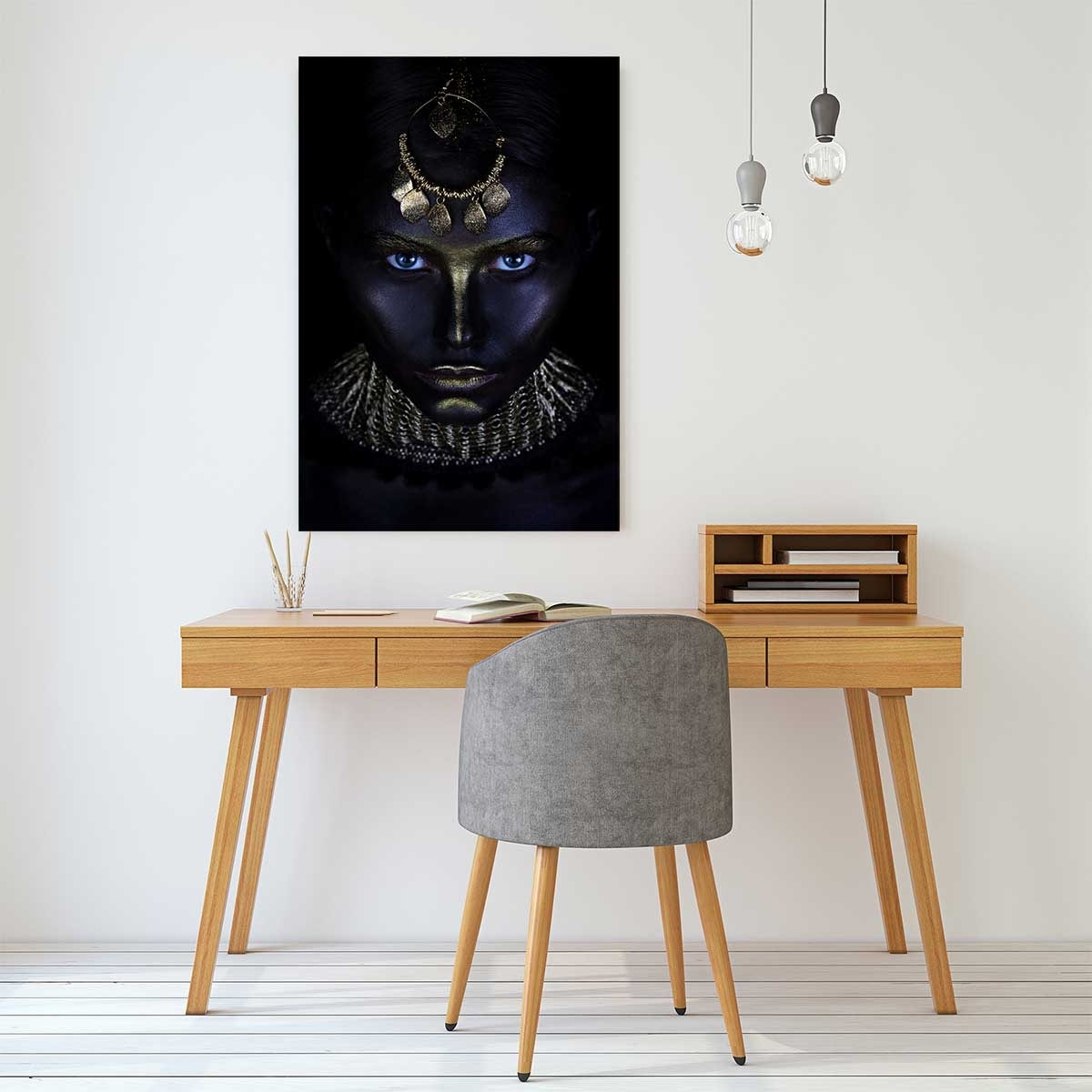 Tableau d'art gold queen Tableau alu Dibond