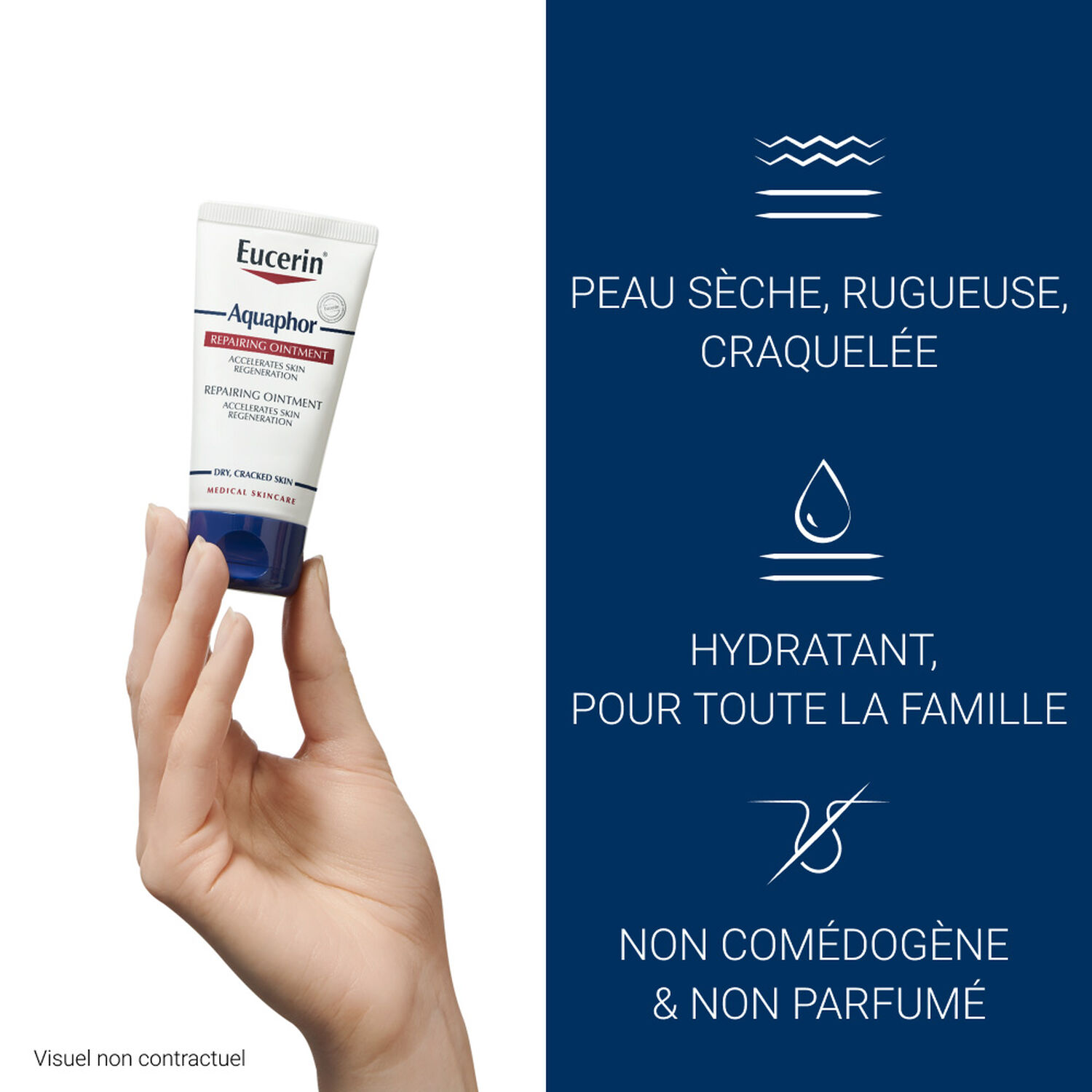 Aquaphor - Baume Réparateur & Apaisant - Peaux Sèches à Très Sèches 40 g