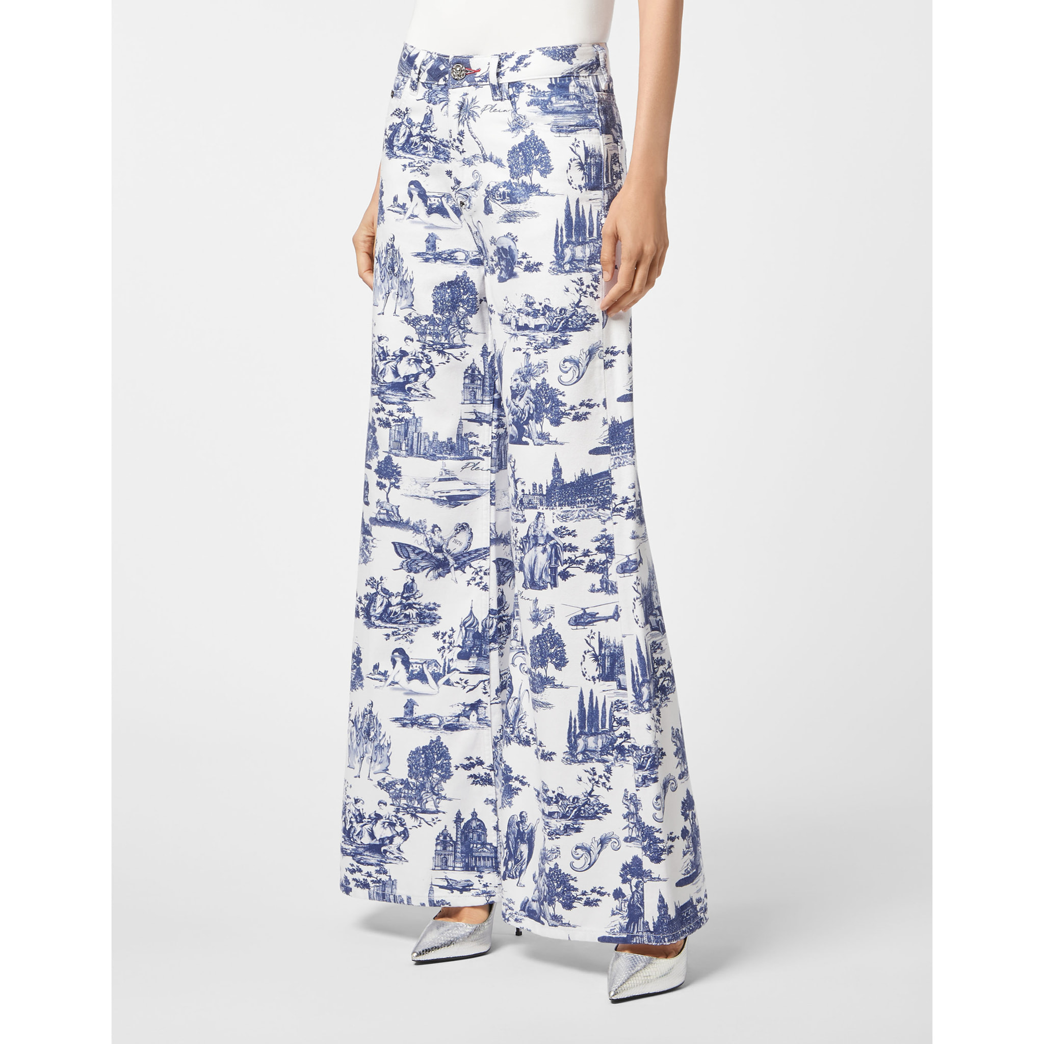 PHILIPP PLEIN Denim Shorts EN PLEIN AIR