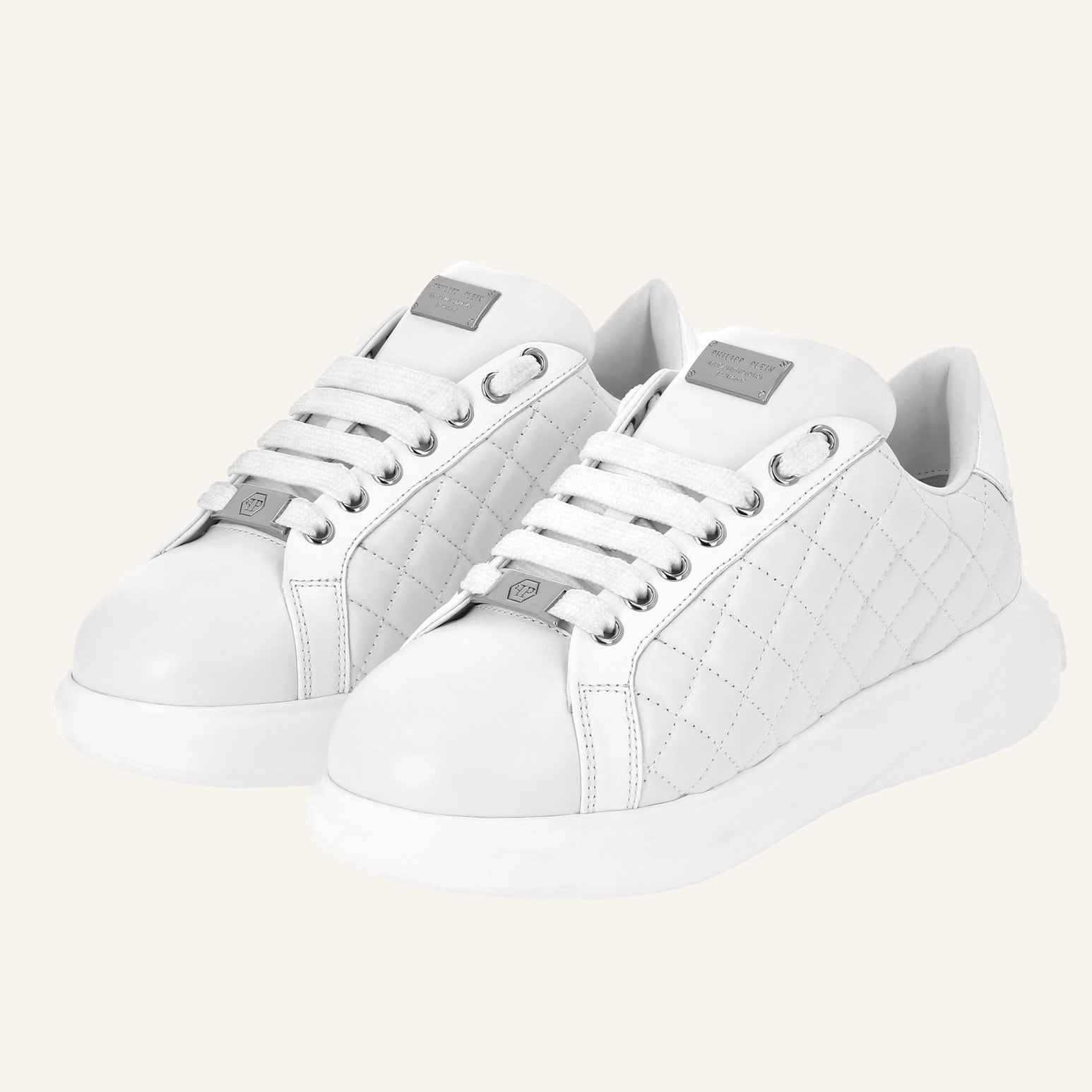 PHILIPP PLEIN Lo-Top Sneakers Matelasse
