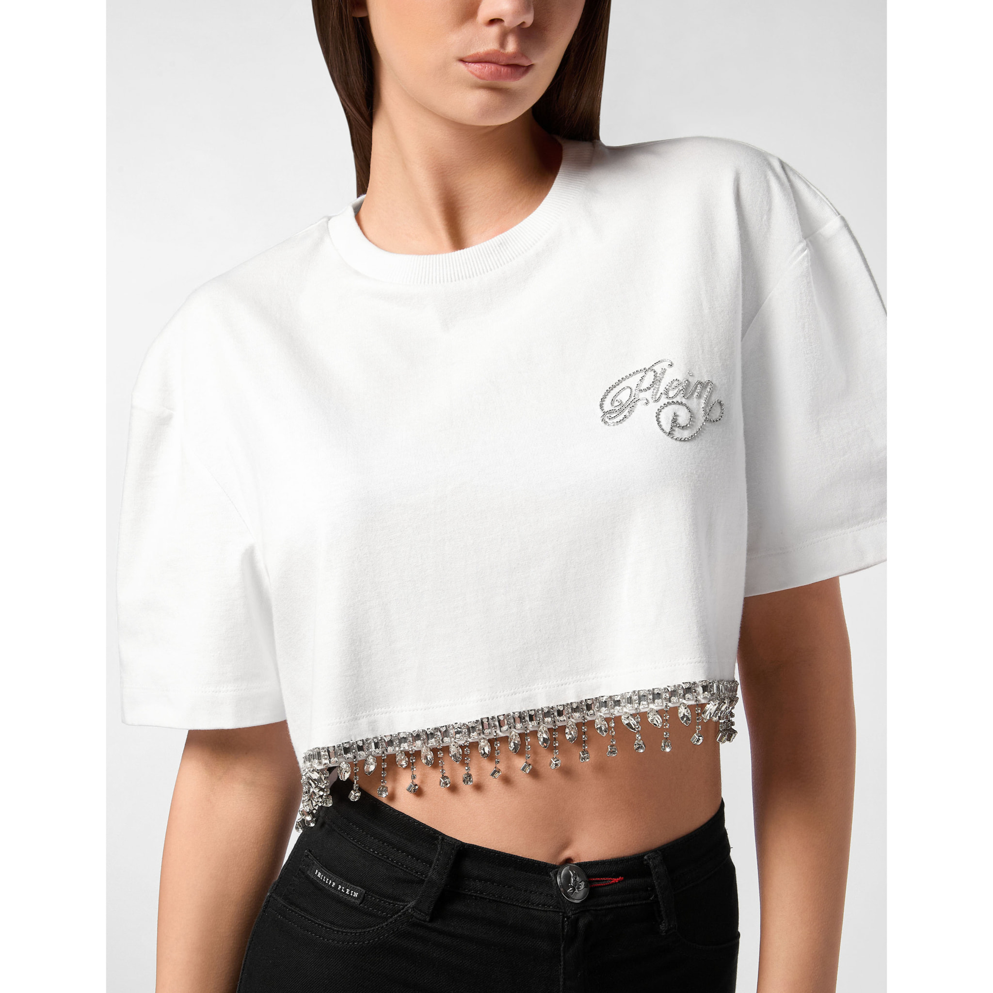 PHILIPP PLEIN Maglietta girocollo Ss SIGNATURE