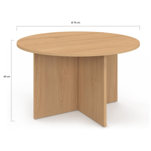 Table basse ronde Ophélia