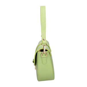 Borsa a spalla da donna In Vera pelle Made in Italy 27x15x7 cm