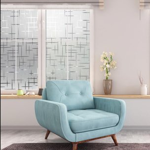 Rouleau occultant vitrostatique étoiles design pour fenêtre au mètre - Film Anti Regard Electrostatique Occultant Vitre Anti UV