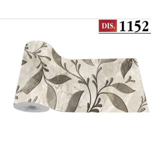 CASSESE HOME Passatoia/Tappeto Bordato in Poliestere con Retro Antiscivolo in PVC Made in Italy_Dec.1152