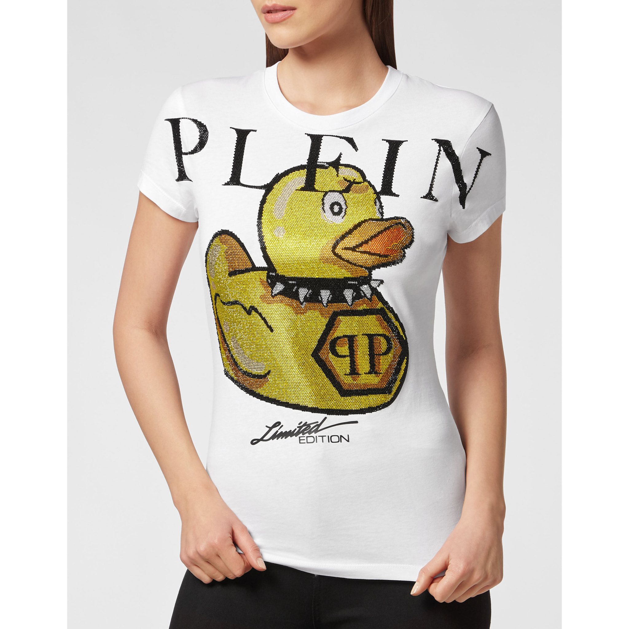 PHILIPP PLEIN T-Shirt Round Neck DUCK