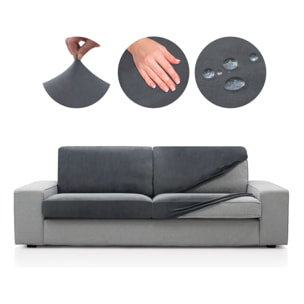 Funda TERCIOPELO ANTIMANCHAS para ASIENTO y RESPALDO modelo VERONICA