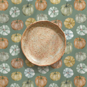 Mantel antimanchas Pumpkin verde - 100% algodón -