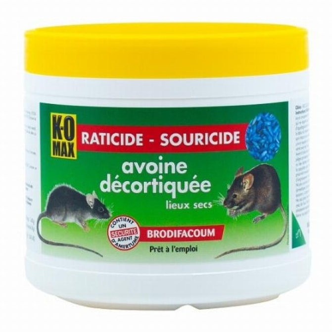 Raticide souricide Avoine K-OMAX 140 gr - XA140