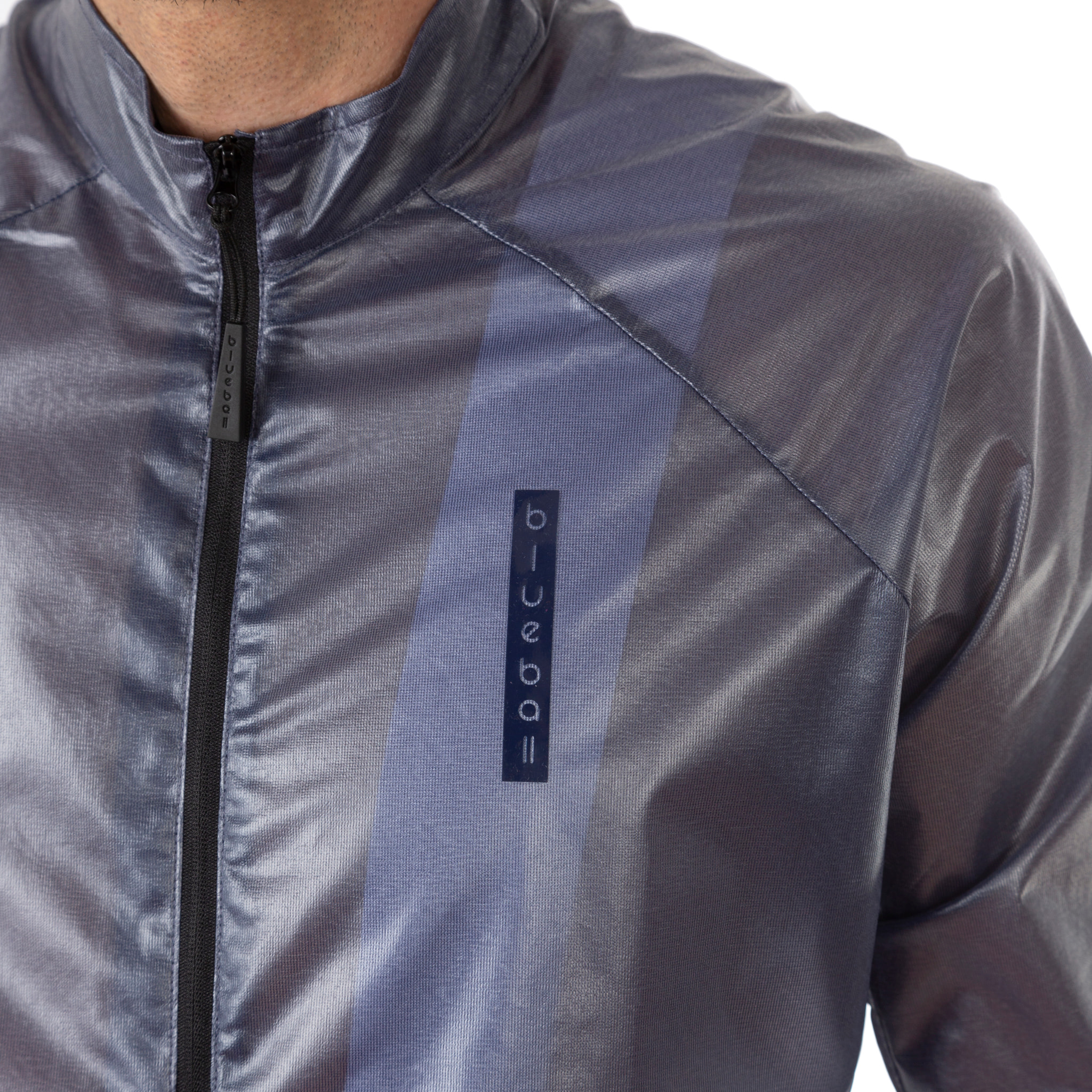 Chaqueta ciclista sin capucha transpirable, resistente al viento y a la lluvia.